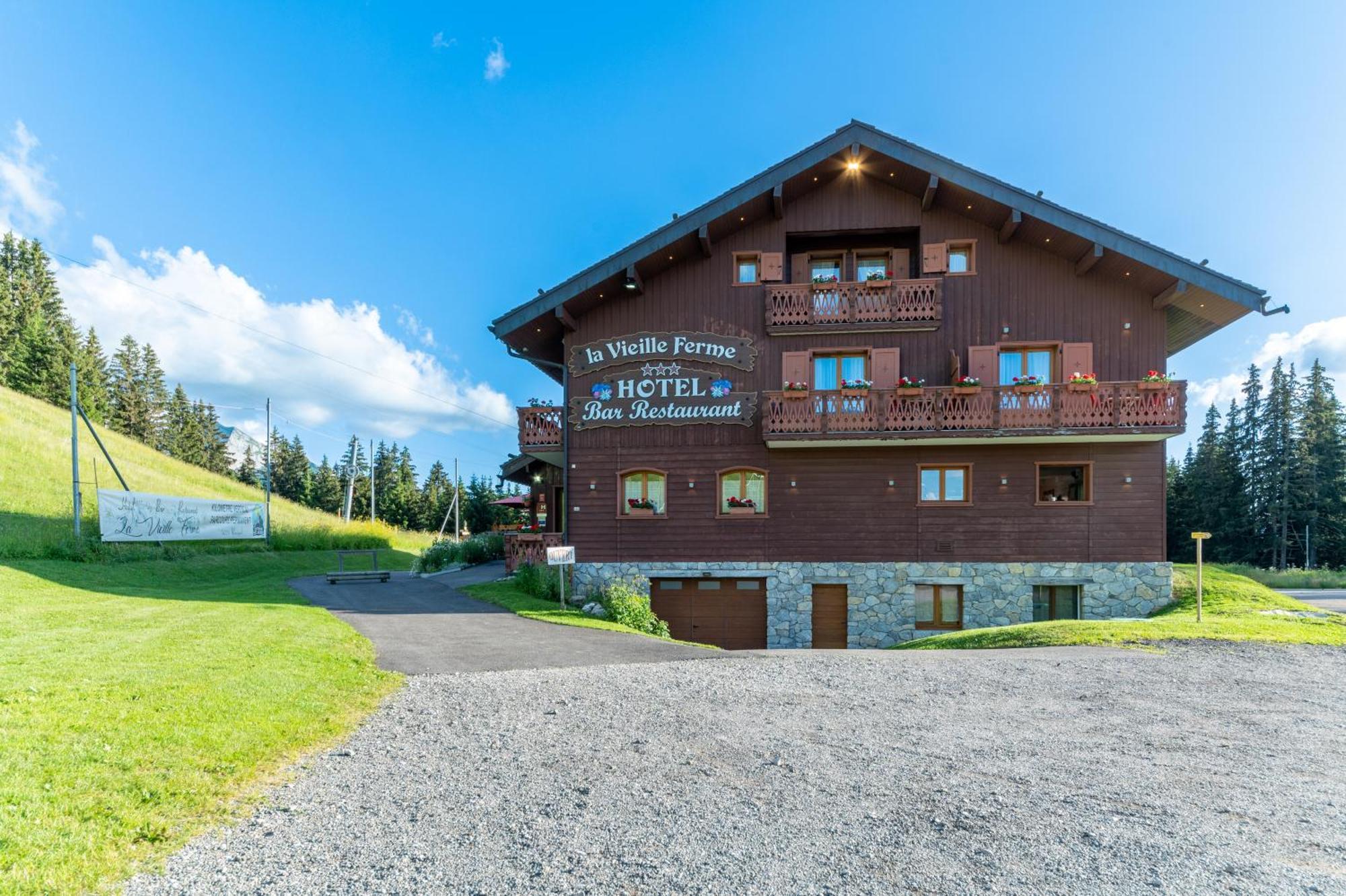 La Vieille Ferme Hotel Manigod Eksteriør billede