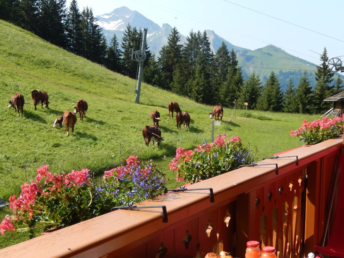 La Vieille Ferme Hotel Manigod Eksteriør billede